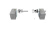 Afbeeldingen van AD Complete set wanddoorvoer met doorvoer van 360mm - beton of gemetselde zwembaden