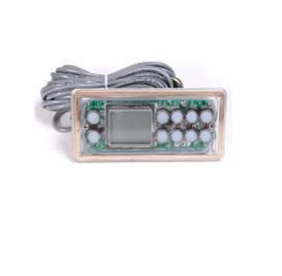 Afbeeldingen van Gecko bedieningspaneel TSC 4 - 10 knoppen (sticker niet inbegrepen)